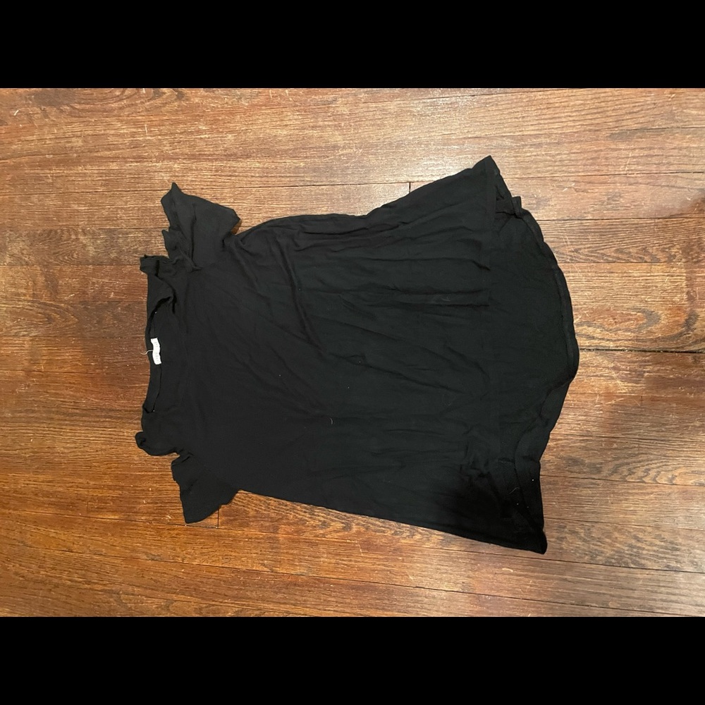 Black float shirt